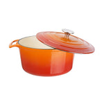 Grande cocotte ronde orange Vogue — GH303