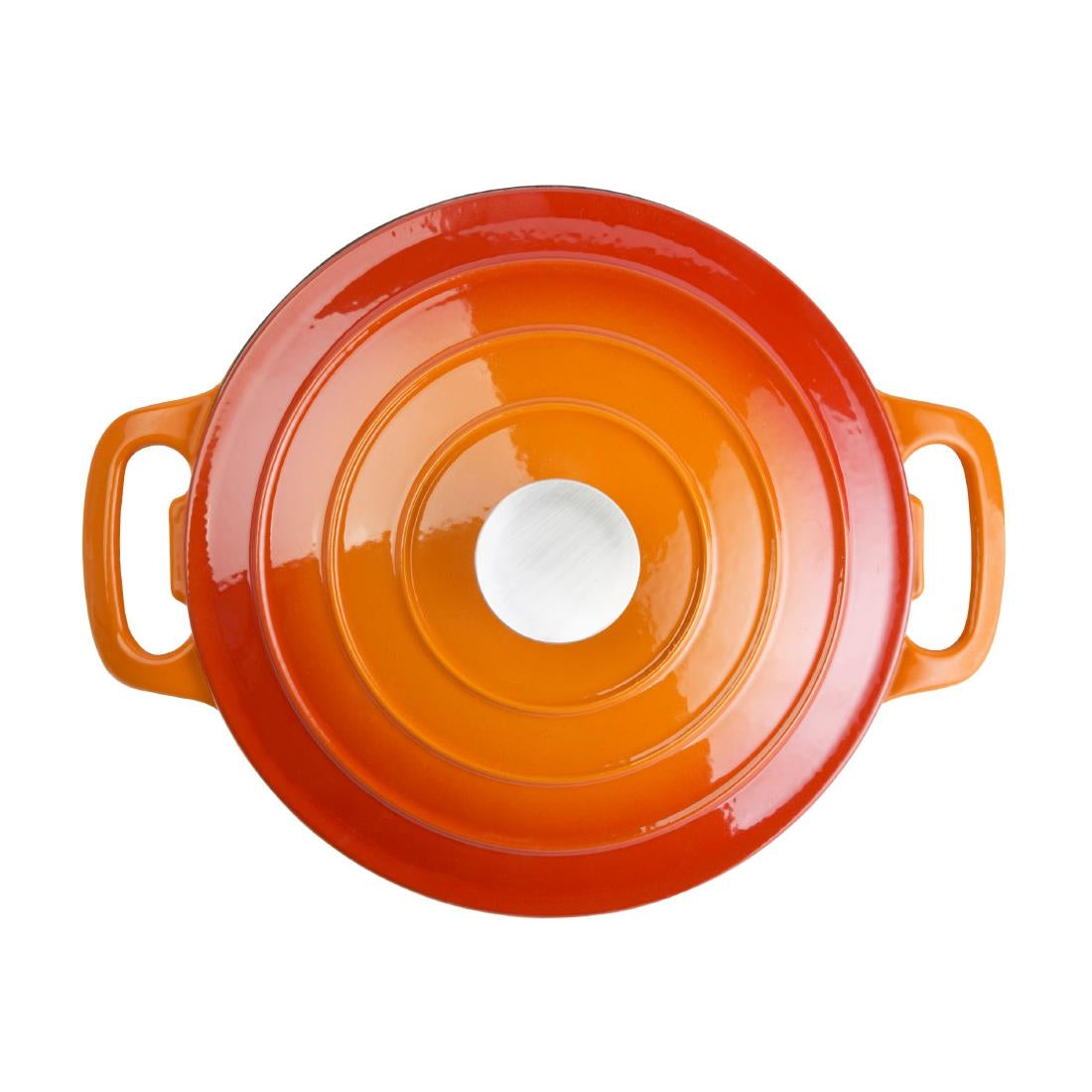 Grande cocotte ronde orange Vogue — GH303