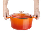 Grande cocotte ronde orange Vogue — GH303