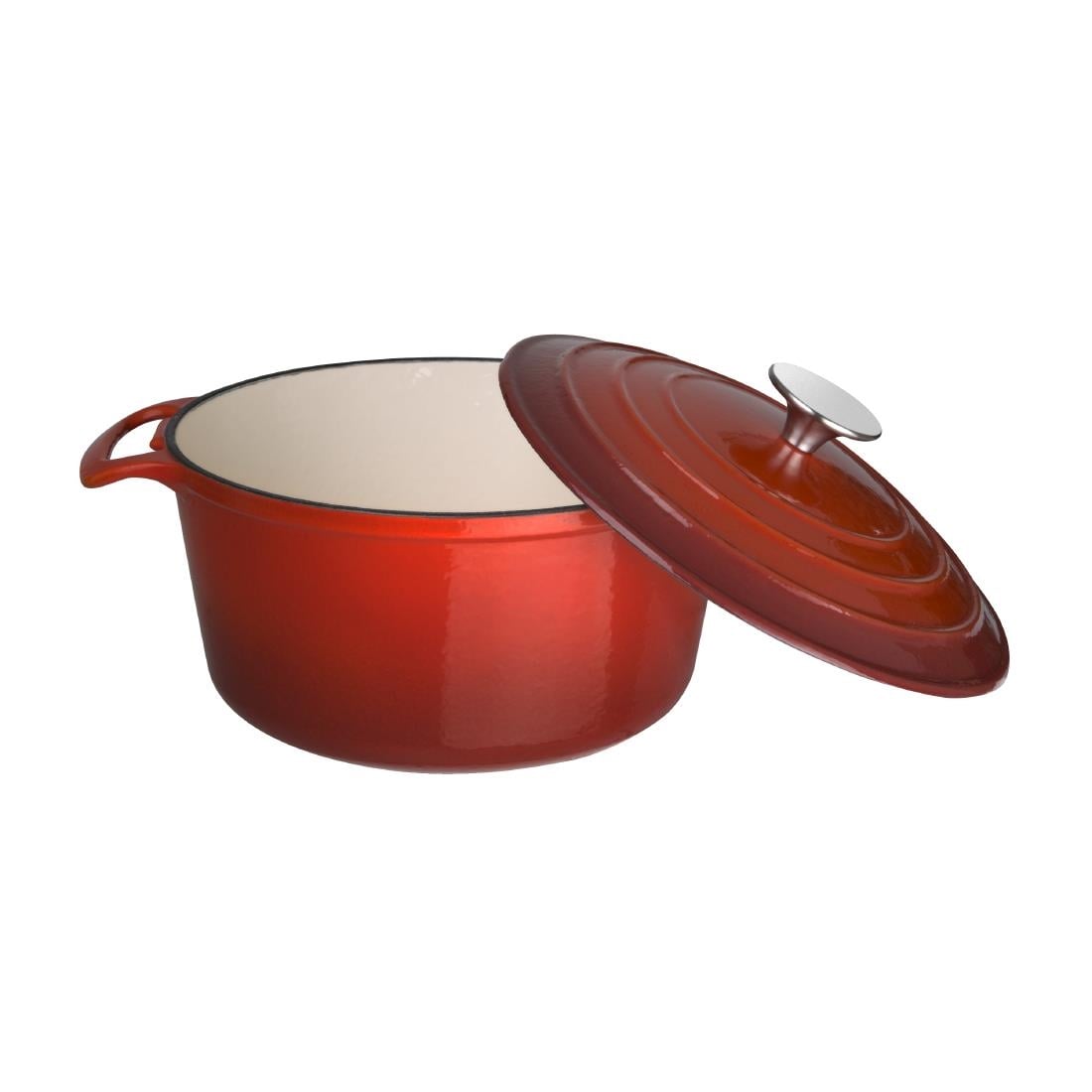 Grande cocotte ronde rouge Vogue — GH305