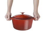 Grande cocotte ronde rouge Vogue — GH305