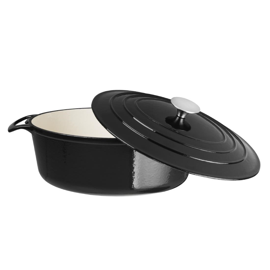 Cocotte ovale Vogue noire 5L — GH306