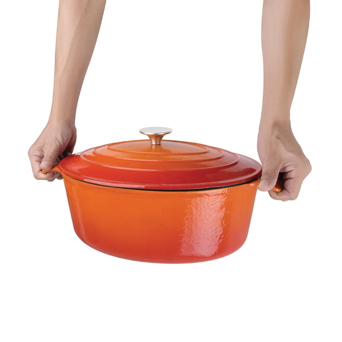 Cocotte ovale Vogue orange 5L — GH311
