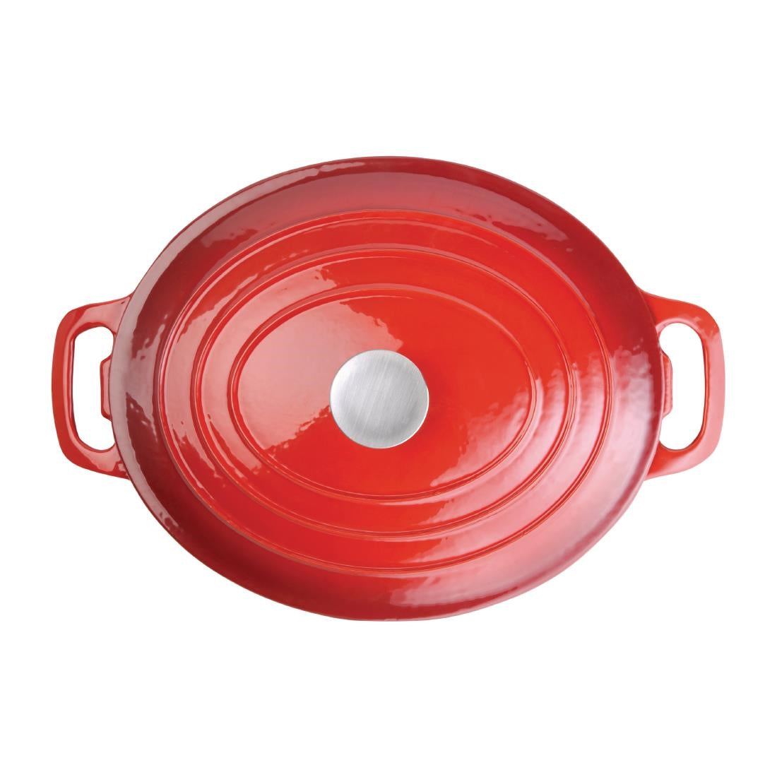 Grande cocotte ovale rouge Vogue 6L — GH314