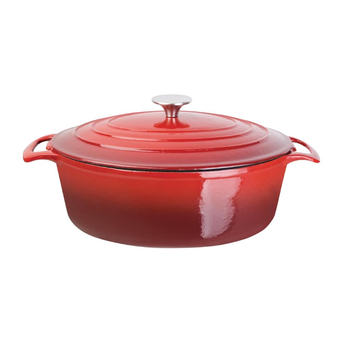 Grande cocotte ovale rouge Vogue 6L — GH314