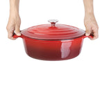 Grande cocotte ovale rouge Vogue 6L — GH314