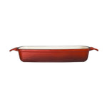 Plat en fonte rectangulaire Vogue rouge 2,8L — GH320