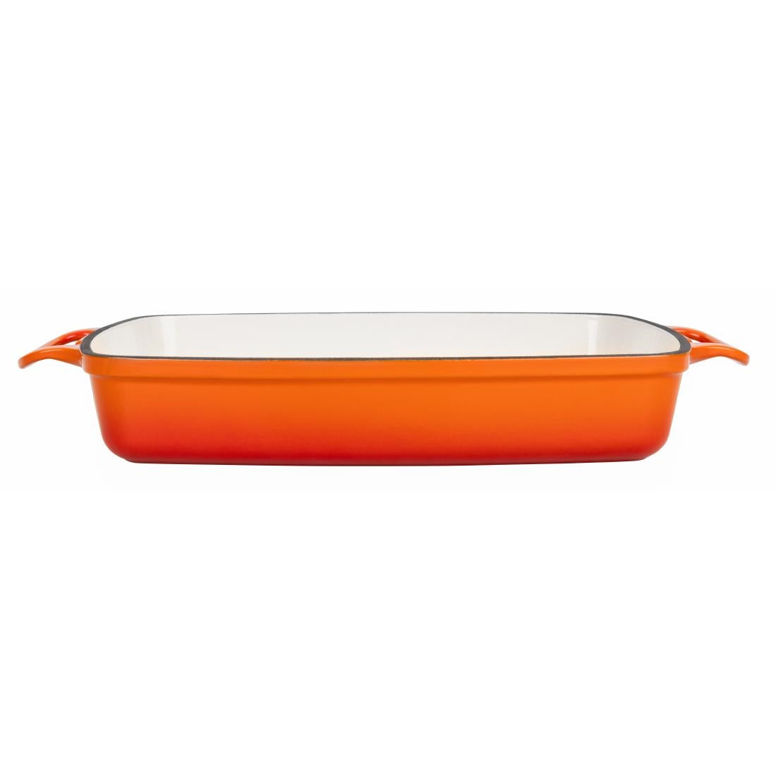 Plat en fonte rectangulaire Vogue orange 2,8 L — GH322