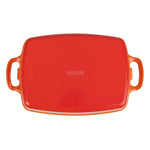 Plat en fonte rectangulaire Vogue orange 2,8 L — GH322