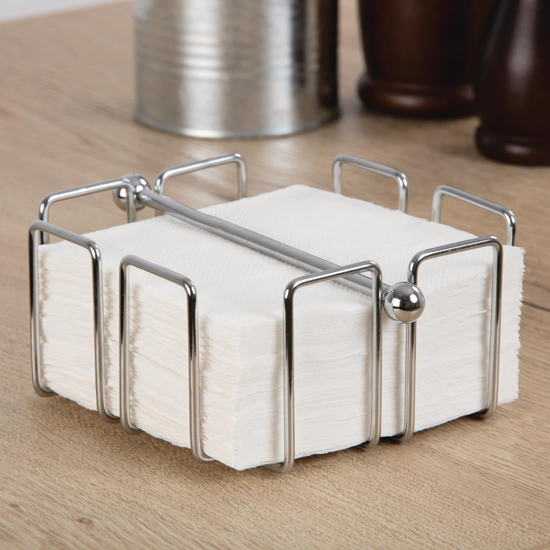 Porte-serviettes cocktail lesté Olympia 140 x 140mm — GH407