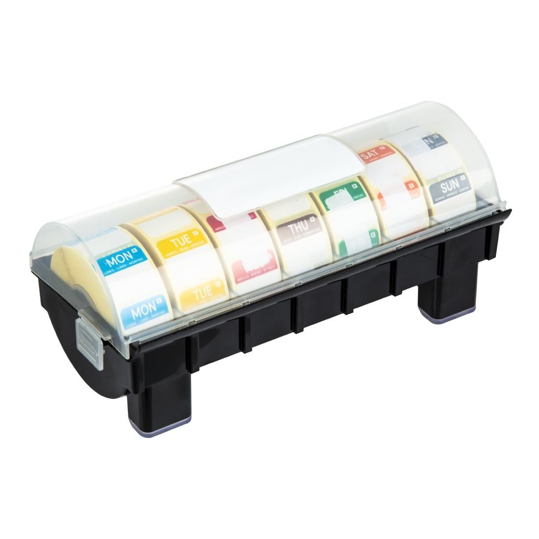 Étiquettes amovibles code couleur avec distributeur Hygiplas 24mm — GH473