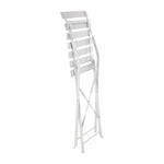 Chaise de terrasse pliantes en acier gris Bolero (lot de 2) — GH551