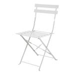 Chaise de terrasse pliantes en acier gris Bolero (lot de 2) — GH551