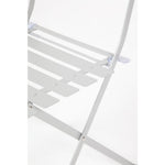Chaise de terrasse pliantes en acier gris Bolero (lot de 2) — GH551