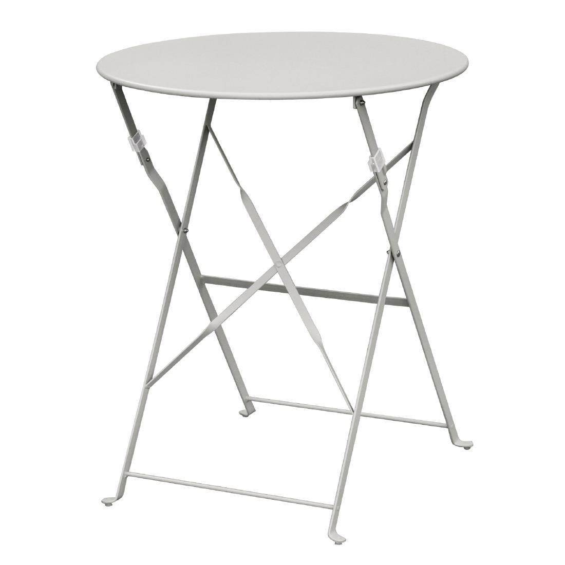 Table de terrasse en acier Bolero grise — GH556