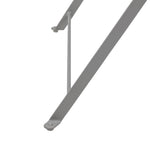 Table de terrasse en acier Bolero grise — GH556