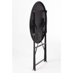 Table de terrasse en acier Bolero noire — GH558