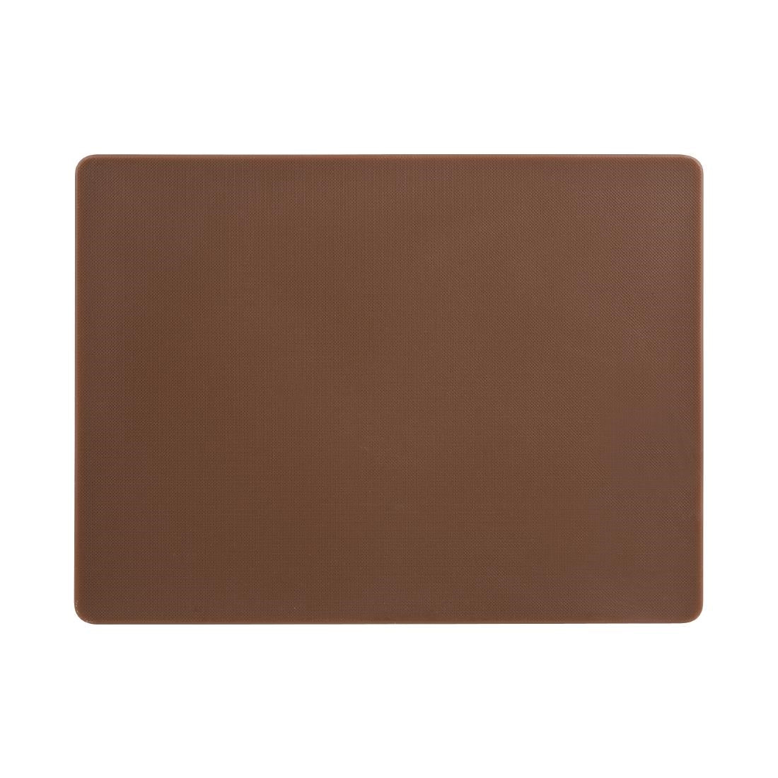 Petite planche à découper basse densité Hygiplas marron — GH792