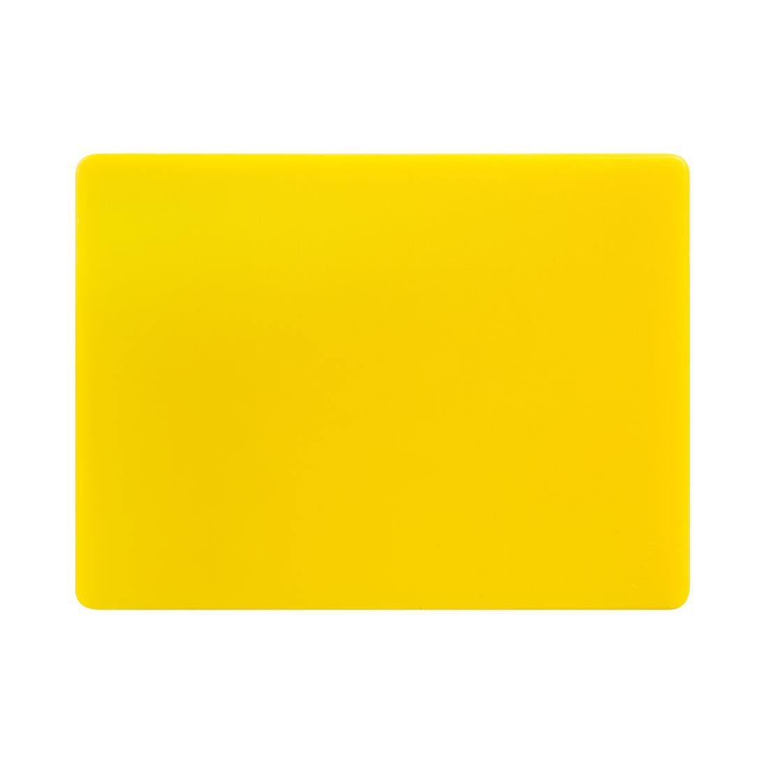 Petite planche à découper basse densité Hygiplas jaune — GH796