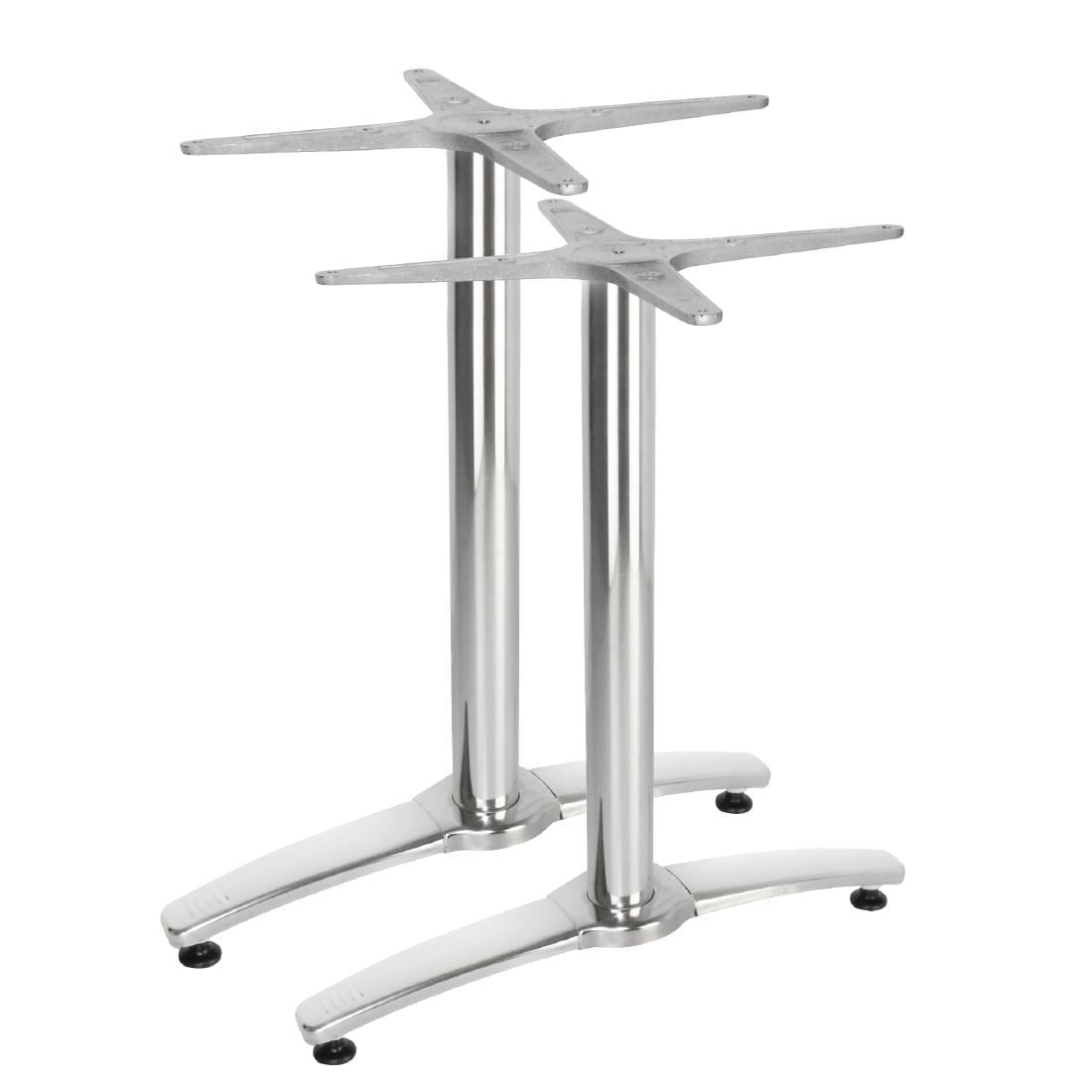 Pied de table double aluminium Bolero (lot de 2) — GH985
