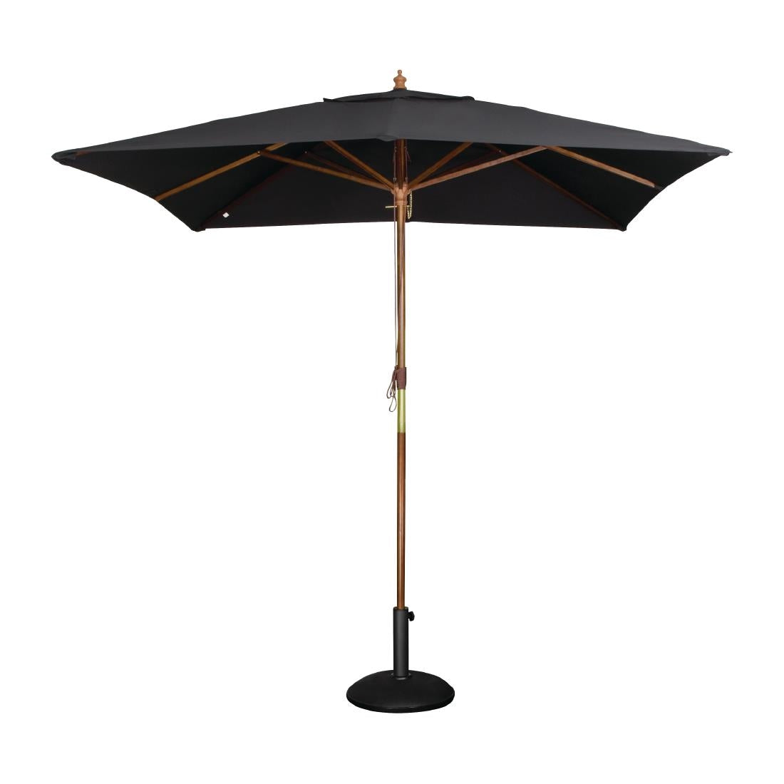 Parasol carré Bolero 2,5m noir — GH990