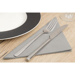 Serviettes déjeuner ouate gris granite compostables Duni 400mm (lot de 750) — GJ122