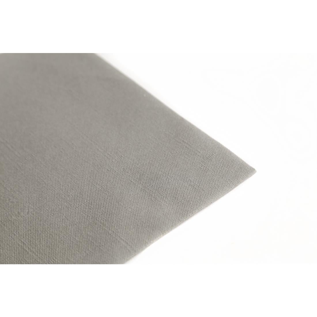Serviettes déjeuner ouate gris granite compostables Duni 400mm (lot de 750) — GJ122