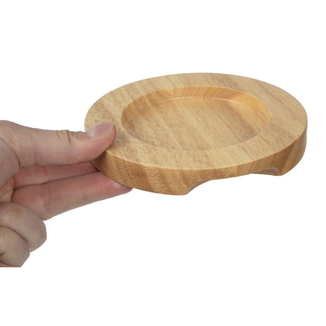 Support en bois clair pour mini cocotte Y259 et mini poêle GJ553 Olympia — GJ552
