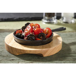 Support en bois clair pour mini cocotte Y259 et mini poêle GJ553 Olympia — GJ552