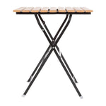 Table bistro carrée en imitation bois Bolero 600mm — GJ765