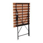 Table bistro carrée en imitation bois Bolero 600mm — GJ765