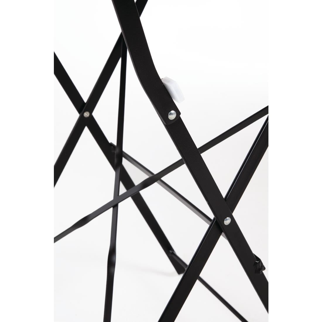 Table bistro carrée en imitation bois Bolero 600mm — GJ765