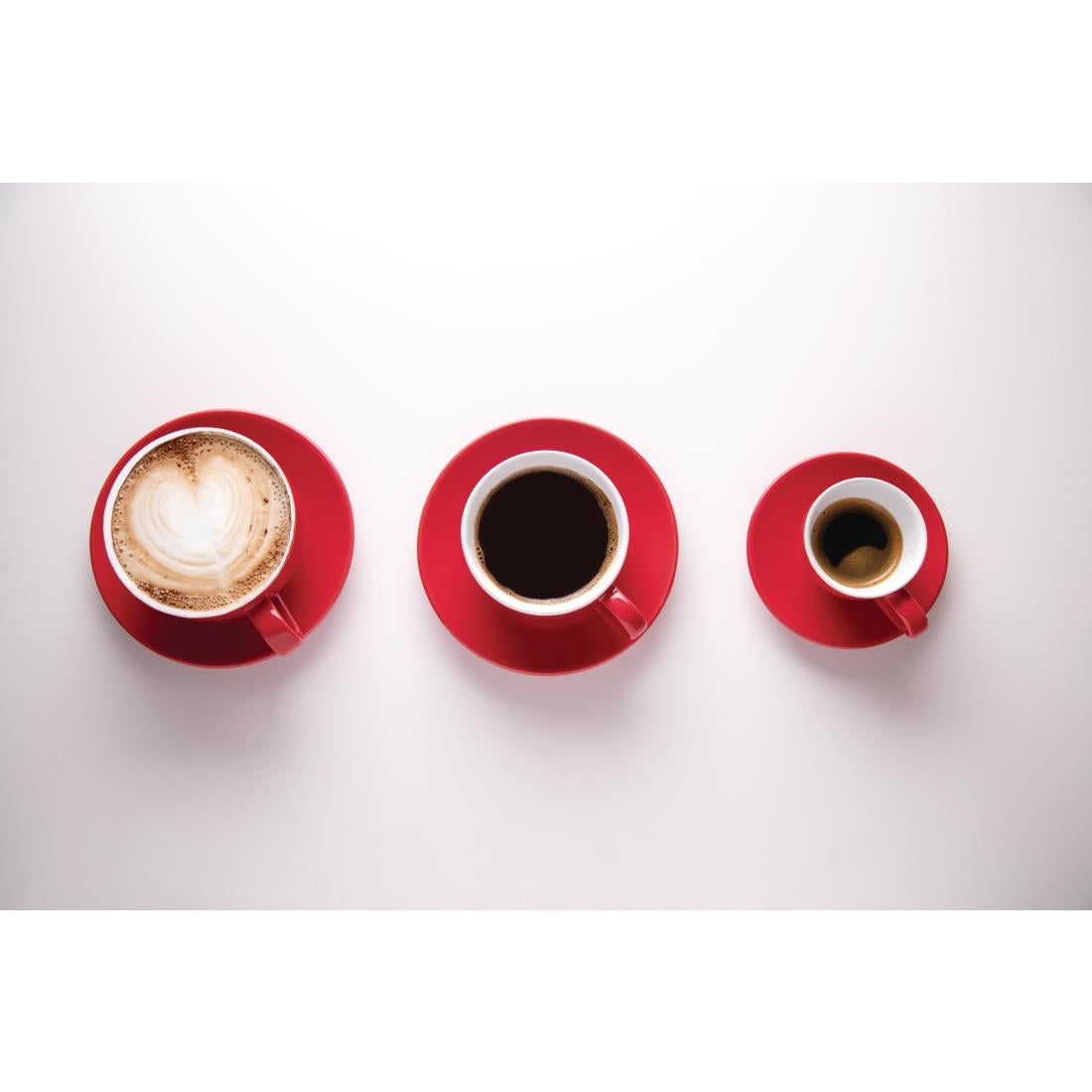 Tasses à espresso Olympia Café rouges 100ml (Lot de 12) — GK070