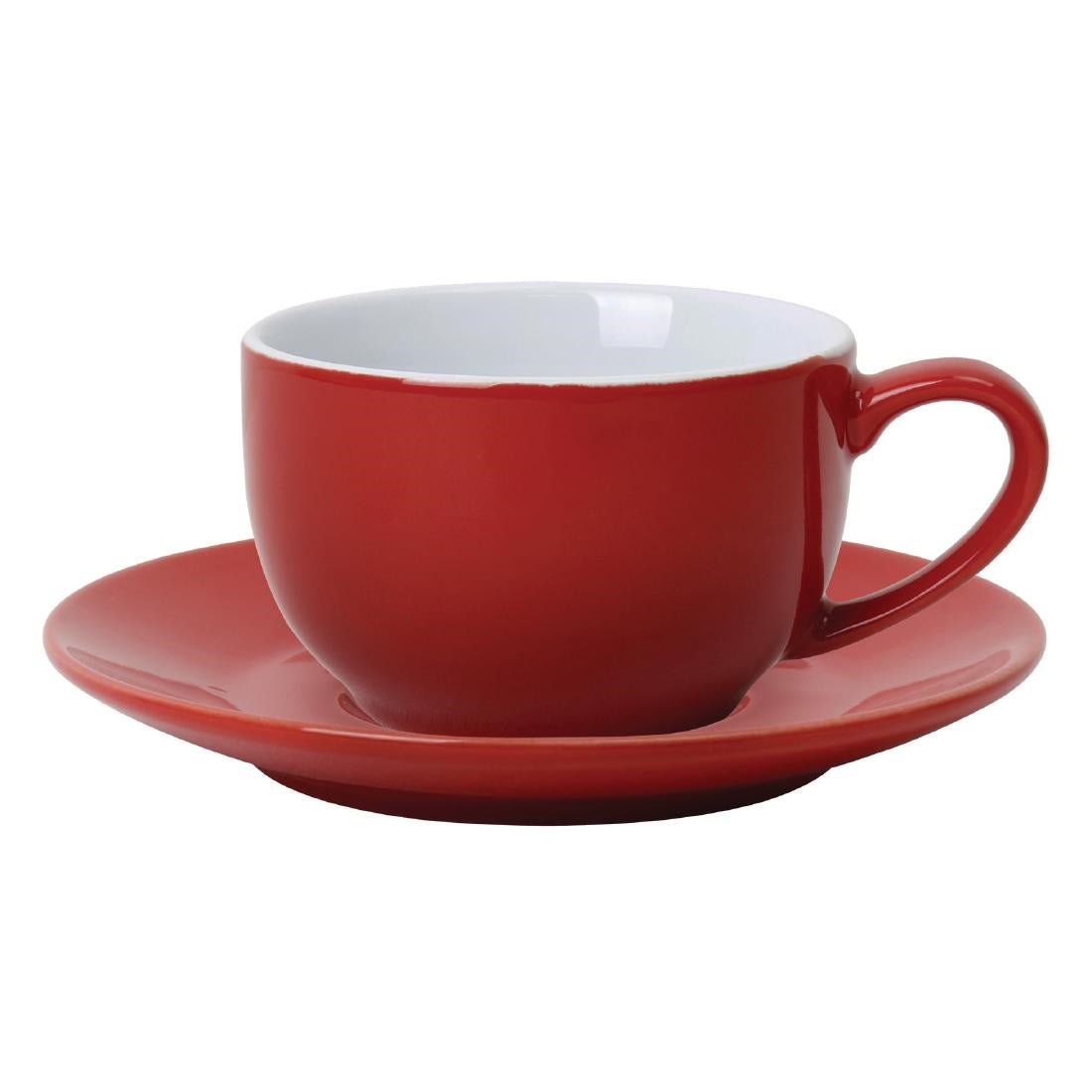 Tasses à café Olympia rouges 228ml (Lot de 12) — GK073
