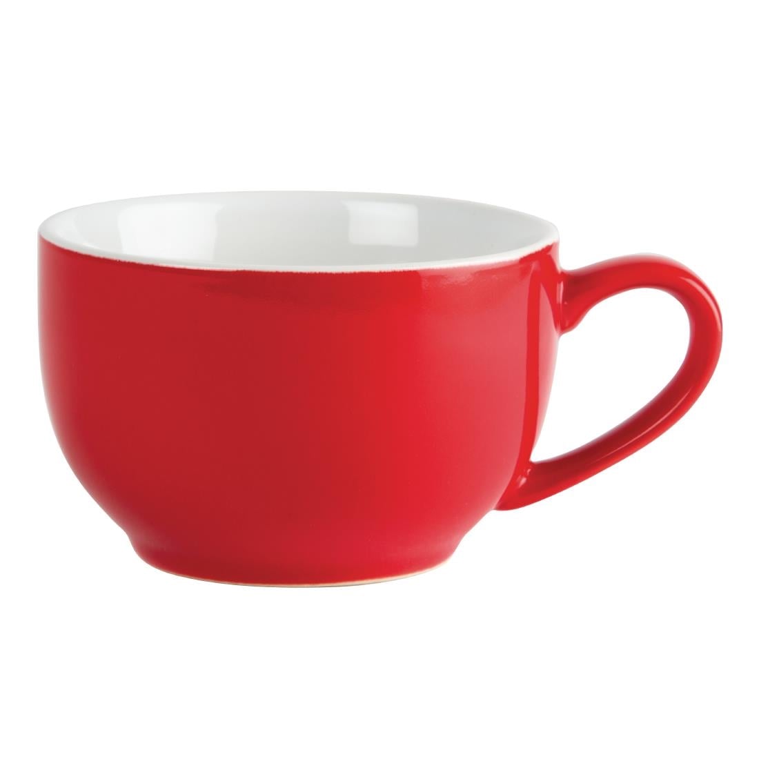 Tasses à café Olympia rouges 228ml (Lot de 12) — GK073