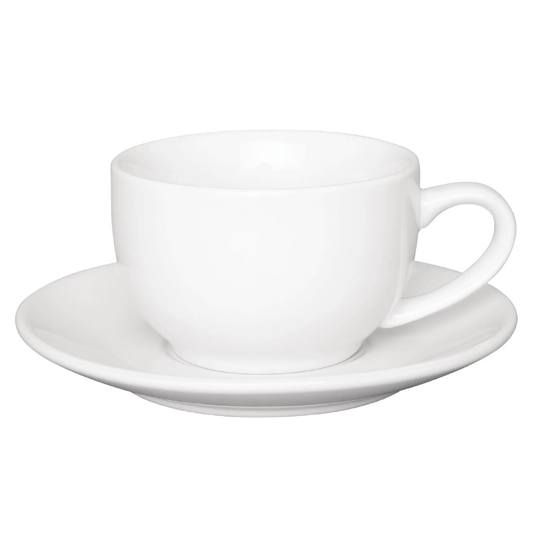 Tasses à café Olympia blanches 228ml (lot de 12) — GK074