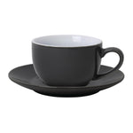 Soucoupes pour tasses 228ml et 340ml Olympia Café grises (Lot de 12) — GL049