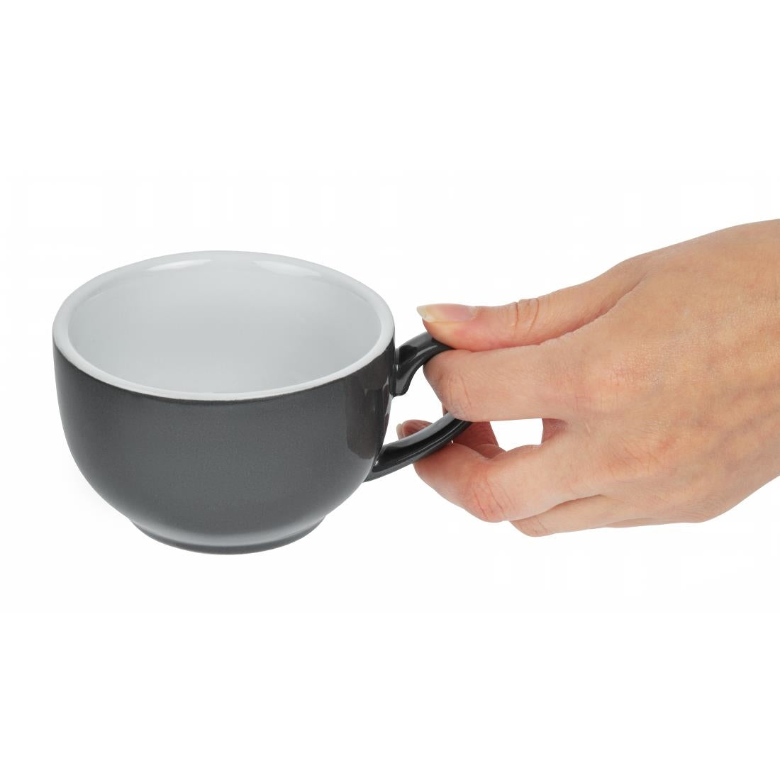 Tasse à café Olympia grise 228ml (Lot de 12) — GK075