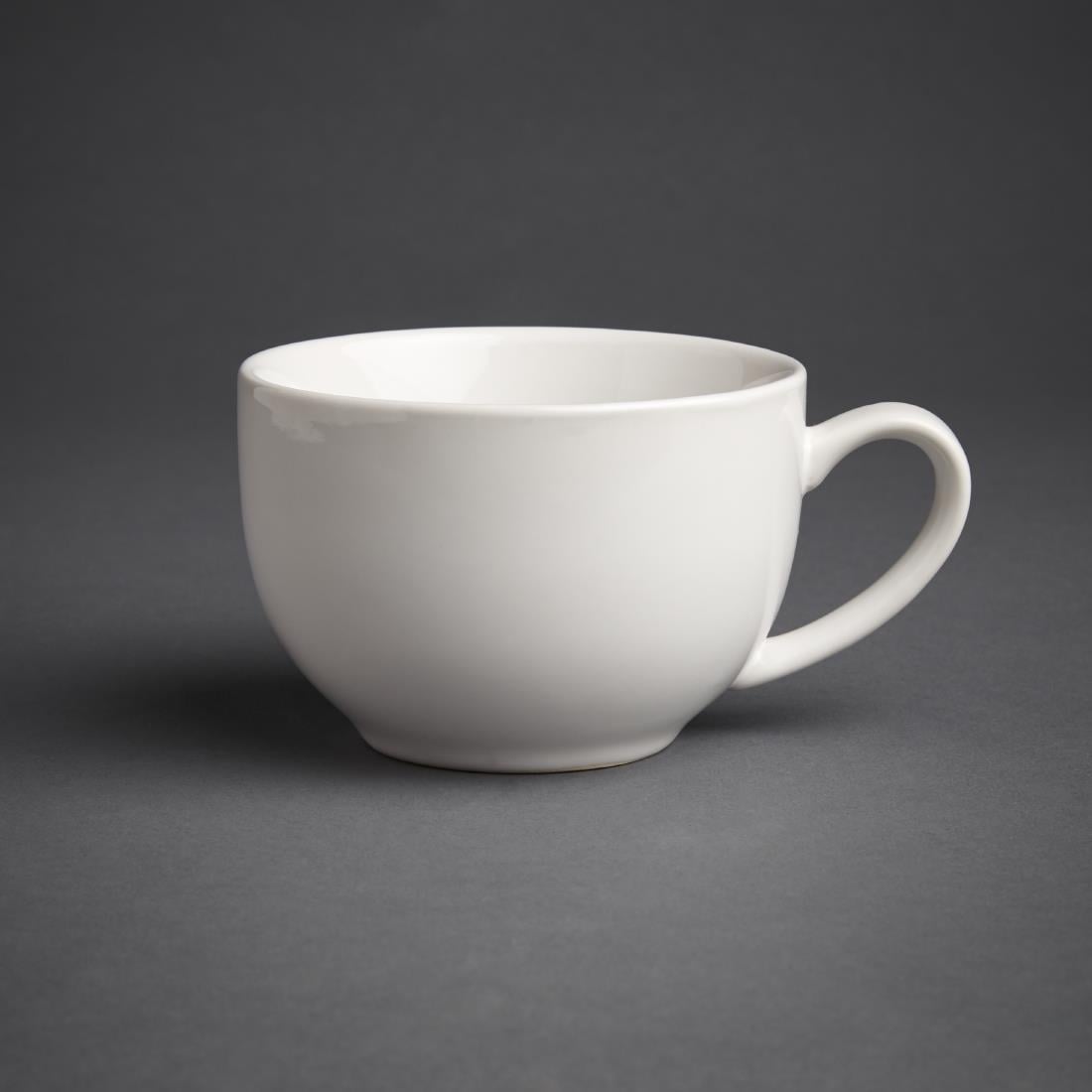 Tasses à cappuccino Olympia Café blanches 340 ml (lot de 12) — GK077