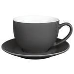 Soucoupes pour tasses 228ml et 340ml Olympia Café grises (Lot de 12) — GL049