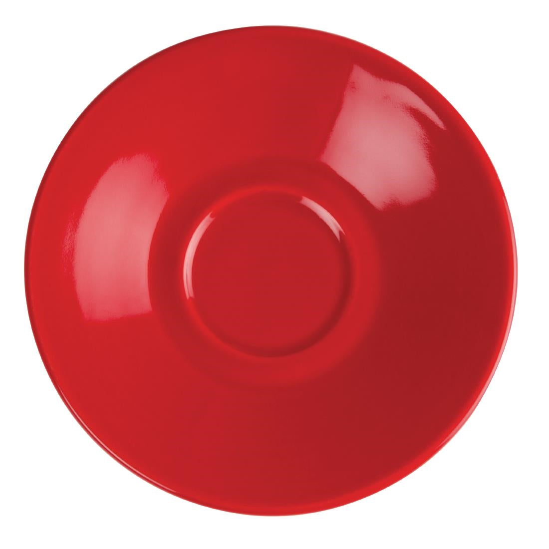 Soucoupes pour tasses espresso Olympia Café rouges (Lot de 12) — GK085