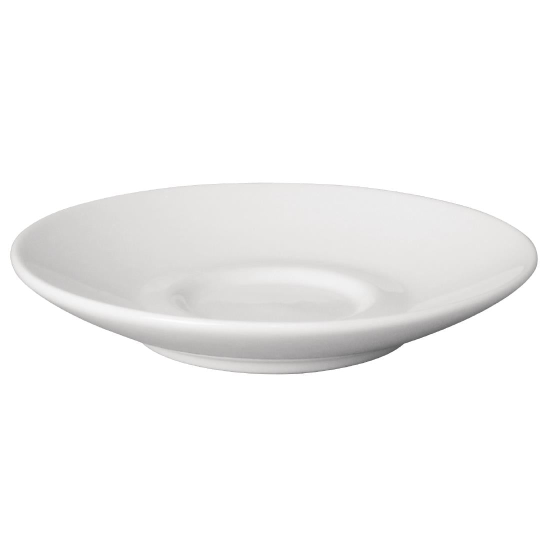 Soucoupe pour tasse espresso Olympia blanche (lot de 12) — GK086