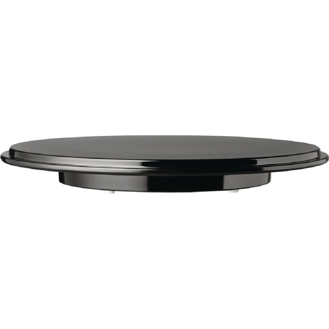 Plat à gâteau en mélamine APS Pure noir — GK858