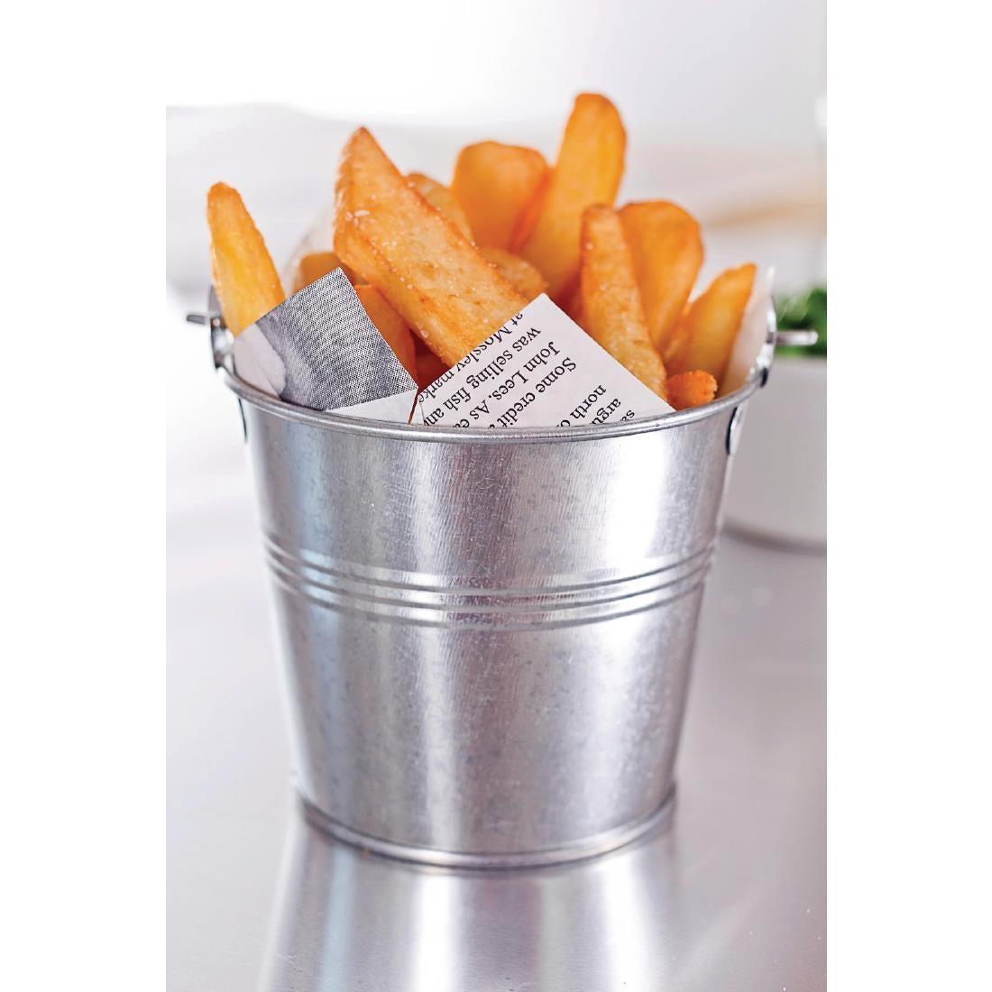 Cornets à frites antigraisse motif papier journal (lot de 1100) — GK973