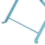 Chaises de terrasse pliantes en acier Bolero bleu turquoise (lot de 2) — GK982