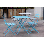 Chaise de terrasse pliantes en acier gris Bolero (lot de 2) — GH551