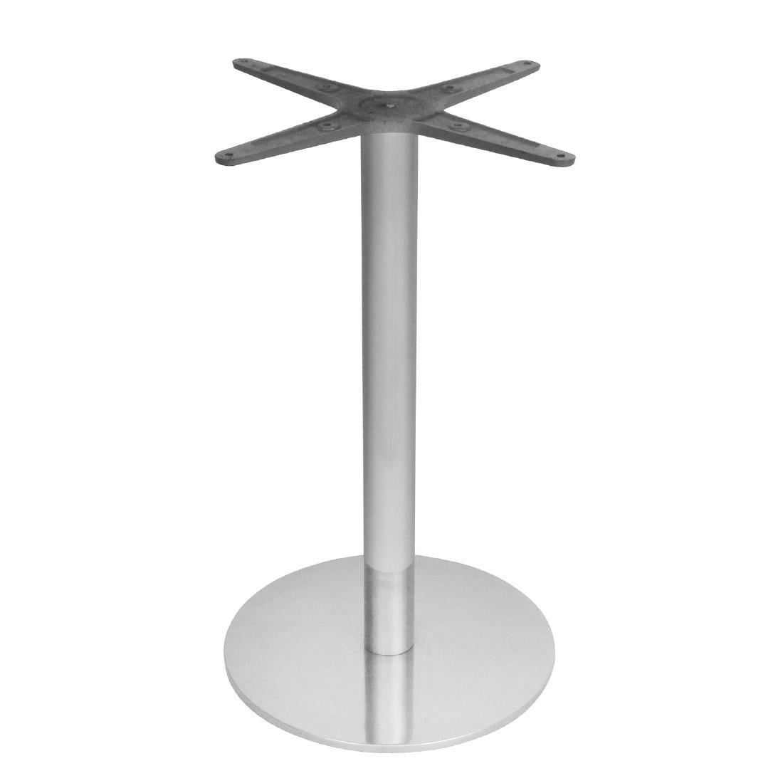 Pied de table rond en acier inoxydable Bolero — GK992