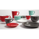 Soucoupes pour tasses espresso Olympia Café rouges (Lot de 12) — GK085