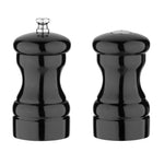 Ensemble sel et poivre en bois Olympia noir — GL087