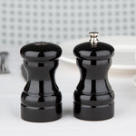 Ensemble sel et poivre en bois Olympia noir — GL087